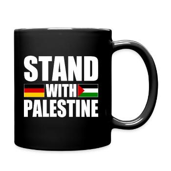 Stand with palestine - Mug uni - noir - Droite