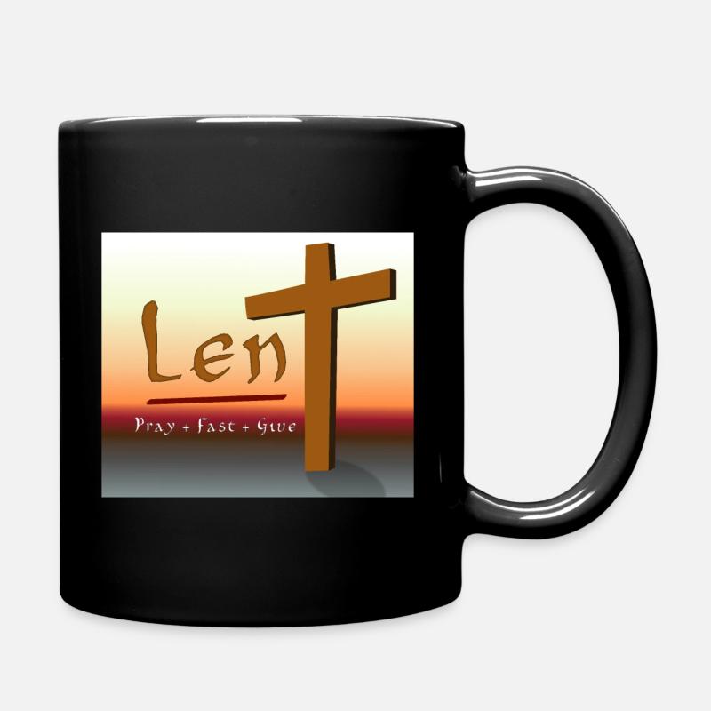 Priez vite Donnez pour le Carême - Mug uni - noir