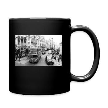 La vie dans les rues de Londres - Mug uni - noir - Droite