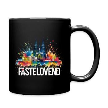 Köln Kölle Karneval Gebützt Kölle Alaaf Jeck Party - Tasse einfarbig - Schwarz - Rechts