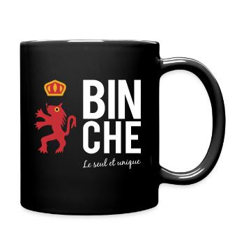 Binche le seul et unique - Carnaval de Binche - Mug uni - noir - Droite