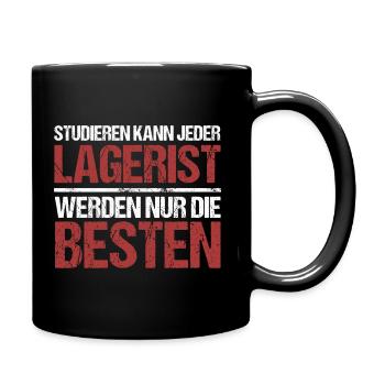Tout le monde peut étudier ; Les commis d’entrepôt sont les meilleurs - Mug uni - noir - Droite