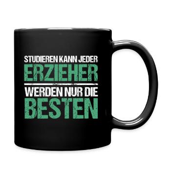 Tout le monde peut étudier - Édition Educateur - Mug uni - noir - Droite