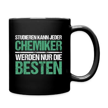Tout le monde peut étudier - Édition Chimiste - Mug uni - noir - Droite
