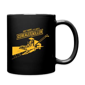 Cereales killer - Mug uni - noir - Droite