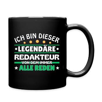 Je suis cet éditeur légendaire - Mug uni - noir - Droite