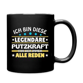 Je suis cette femme de ménage légendaire - Mug uni - noir - Droite
