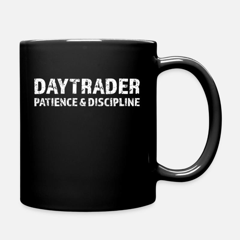 Trader Daytrader Shirt - Tasse einfarbig - Schwarz