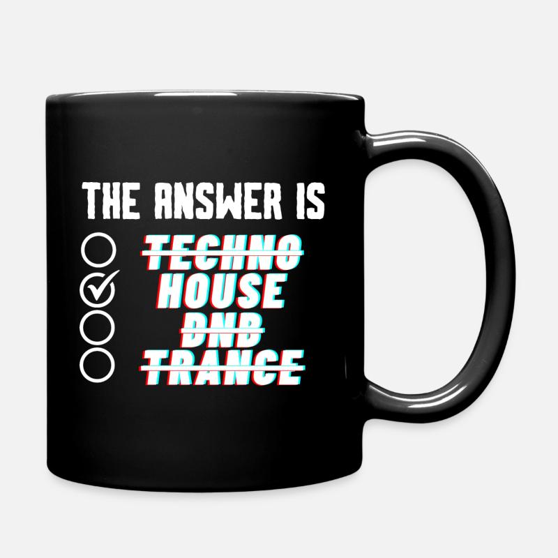 The Answer HOUSE - Full Colour Mug - black