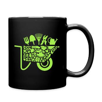 Jardinière Jardinière Hobby Jardinière Femmes Jardinière - Mug uni - noir - Droite