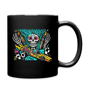 Drag Car Racing für wahre Motorsportfans - Tasse einfarbig - Schwarz - Rechts