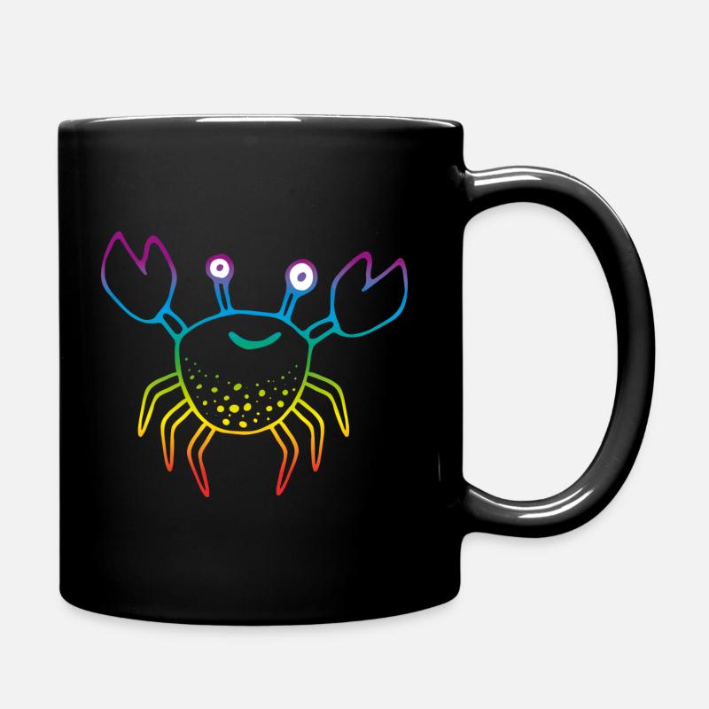KREBS rainbow 2 - Tasse einfarbig - Schwarz