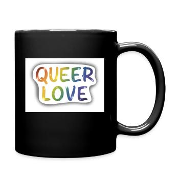 Queer love - Mug uni - noir - Droite