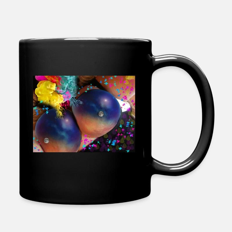 Peace art - Mug uni - noir