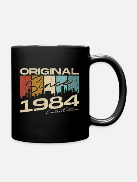 1984 Vintage Vintage Rétro Cadeau d’anniversaire - Mug uni - noir