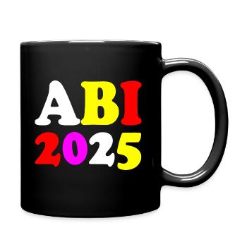 Abi 2025 - Tasse einfarbig - Schwarz - Rechts