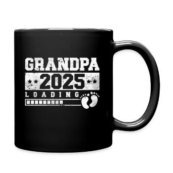 Opa 2025 loading - Tasse einfarbig - Schwarz - Rechts