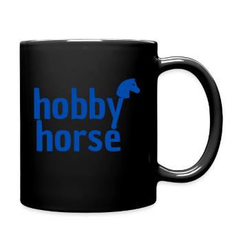 Conception de cheval de loisir avec cheval - Mug uni - noir - Droite