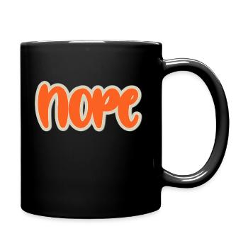 NOPE - Full Colour Mug - black - Right