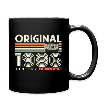 Vintage, 1986, Rétro, Vintage, Cadeau d’anniversaire - Mug uni - noir - Droite