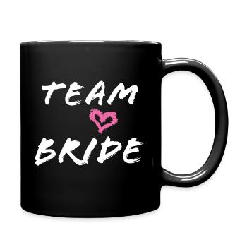 Team Bride - Full Colour Mug - black - Right