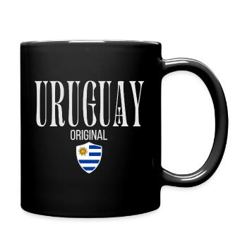 Originaire d’Uruguay, né en Uruguay - Mug uni - noir - Droite
