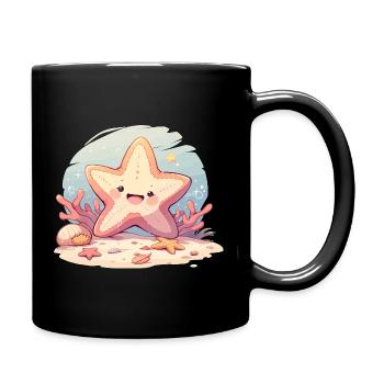 Étoile de mer Étoile de mer - Mug uni - noir - Droite