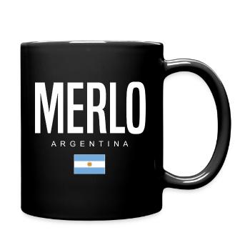 Merlo Argentina Argentinian - Full Colour Mug - black - Right