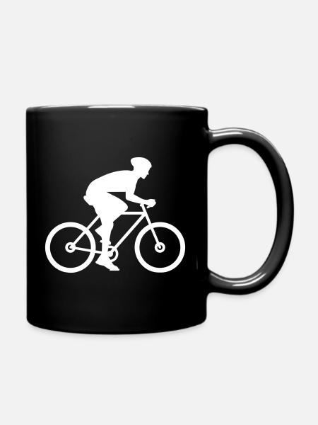 Radsport Geschenk Design - Tasse einfarbig - Schwarz