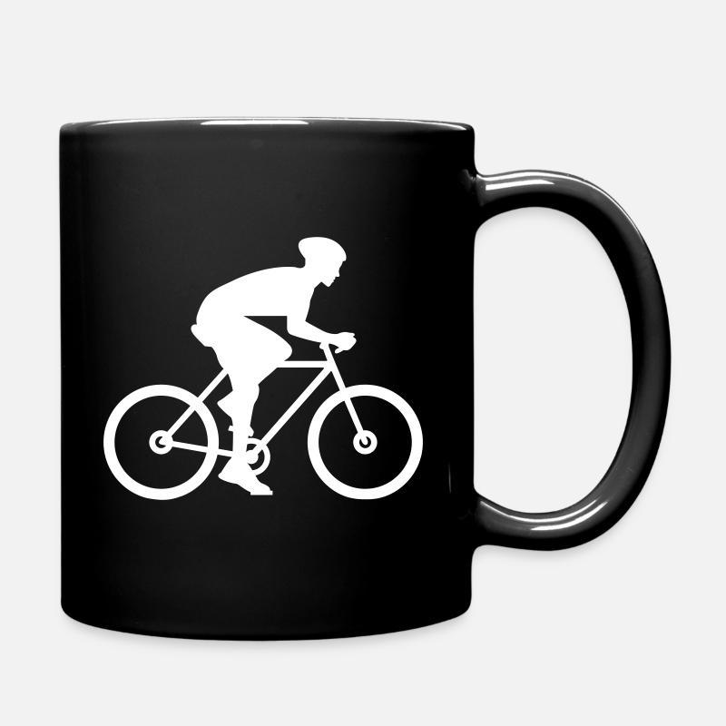 Radsport Geschenk Design - Tasse einfarbig - Schwarz