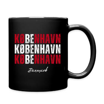 I love Copenhagen, Copenhagen Denmark - Full Colour Mug - black - Right