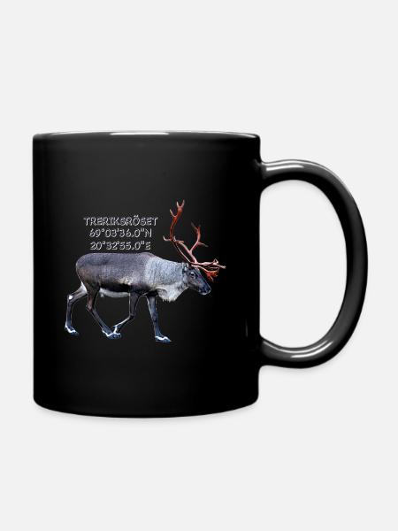 THREE-COUNTRY ROSETTE - Full Colour Mug - black