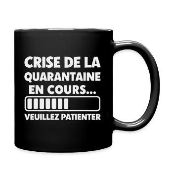Ongoing Midlife Crisis - Full Colour Mug - black - Right