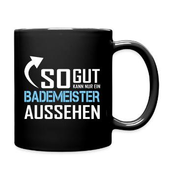 Seul un sauveteur peut avoir l’air aussi bien - Mug uni - noir - Droite