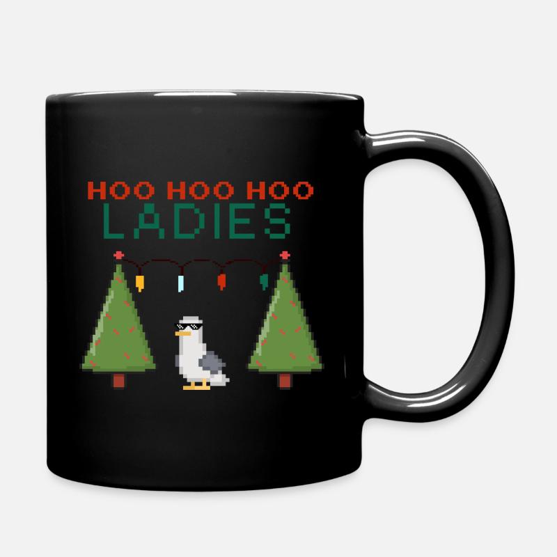 HooHooHoo Pixel Noël Femme - Mug uni - noir