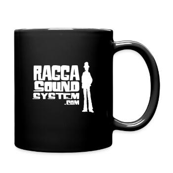 ragga-sound-system-logo-W - Mug uni - noir - Droite