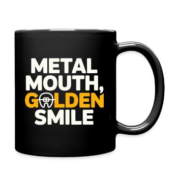 Dental Expert Braces Patient Success Gear  - Full Colour Mug - black - Right
