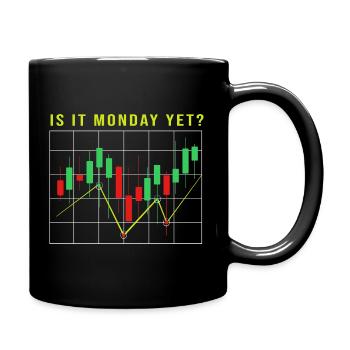 Aktien Finanzen Geld Trading Bitcoin Kapital - Tasse einfarbig - Schwarz - Rechts