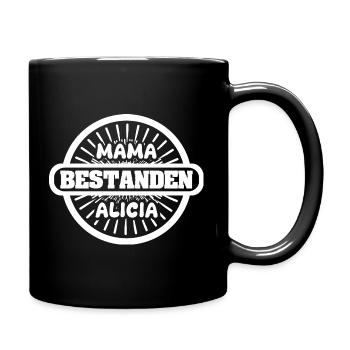 Alicia as a given name - Full Colour Mug - black - Right