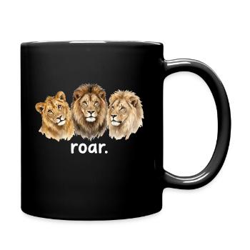 Rugissement du Lion Rugissement drôle pour Lion’s Love - Mug uni - noir - Droite