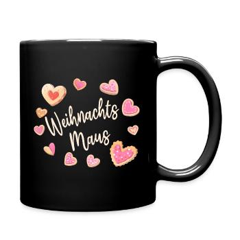 Christmas Mouse Cookies Cookies Christmas Advent - Full Colour Mug - black - Right