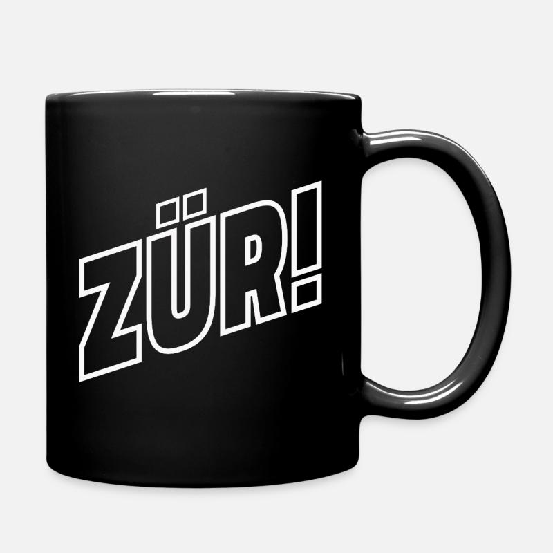 Zurich - Full Colour Mug - black