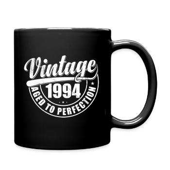 Geburtstagsgeschenk 1994 Jahrgang 1994 Retro 1994 - Tasse einfarbig - Schwarz - Rechts