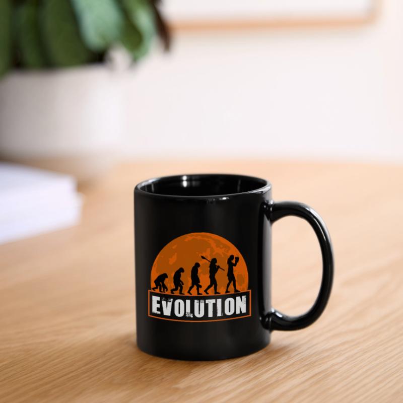 Boxe Evolution Boxeuse Fille Combat Boxe Boxe Mug uni