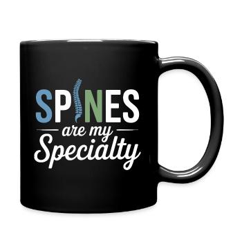 Licensed DC Professional Spinal Adjustment Apparel - Full Colour Mug - black - Right