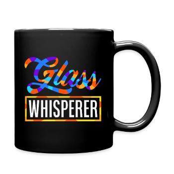 Stained Glass Art Stained Glass Artist - Full Colour Mug - black - Right