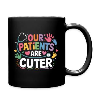 Our patients are CutER - Full Colour Mug - black - Right