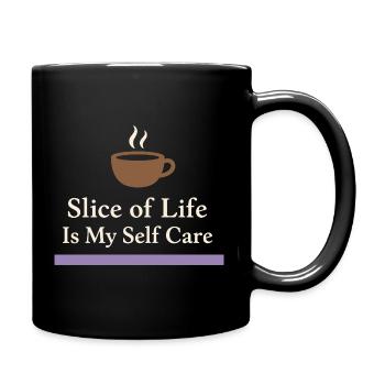 Anime introvert Weeb couch potato - Full Colour Mug - black - Right