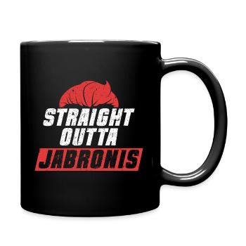 Jabroni Straight Outta Jarbronis - Full Colour Mug - black - Right