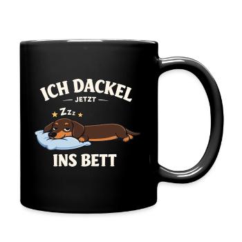 Vêtements teckels cadeaux Je suis teckel maintenant - Mug uni - noir - Droite